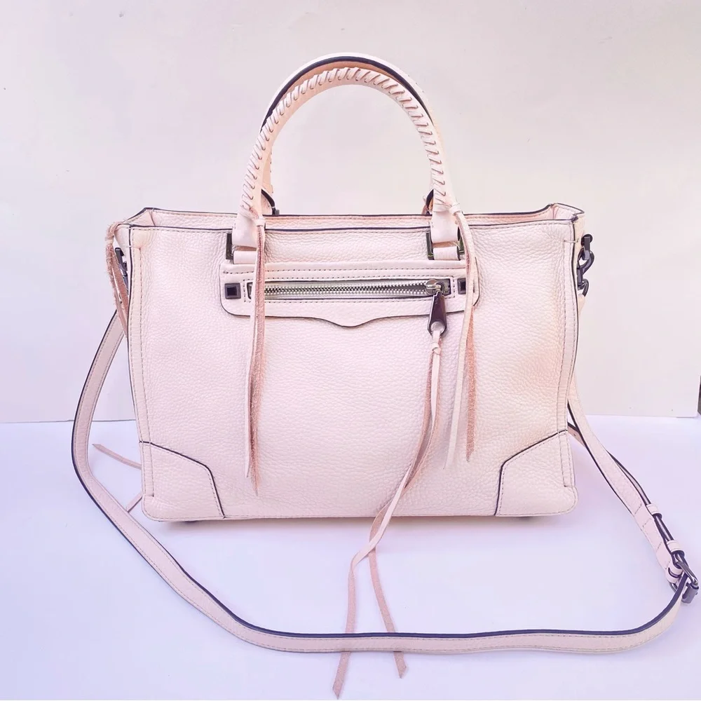 Rebecca Minkoff Pale Pink Leather Tote Bag